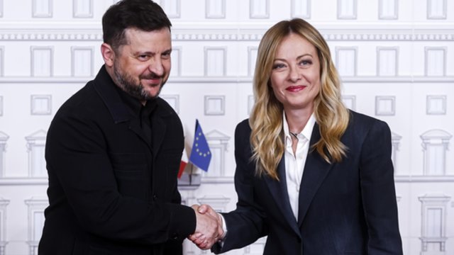 Šiltas V. Zelenskio sutikimas Romoje ir išreikštas noras: „Šioje srityje Ukraina tapo viena lyderių“