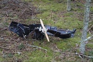 Galutinai atpažino į Suomiją įskridusį ir sudužusį droną