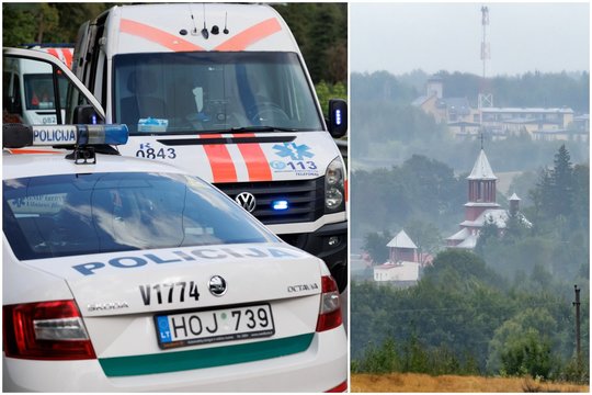 Pro 2 aukšto langą Medininkuose iškritus girtam vyrui, jo sugėrovų tai nenustebino: „Ne pirmas kartas“