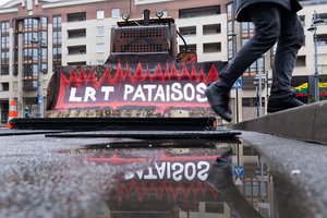Dėl LRT pataisų – dar vienas protestas: šį kartą pasirinkta kita vieta