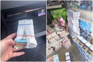 Lietuvos teisėsaugos operacija: konfiskuota dešimtys tūkstančių nelegalių cigarečių