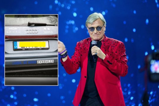 Mieste išvydęs automobilį Žilvinas Žvagulis pratrūko: „Patariu nusiimt, nes galiu atnešt ir nelaimę“