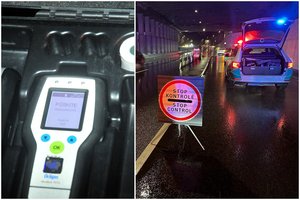 Į savaitgalį mažiausiai 12 vairuotojų važiavo su kvapu, rekordininkas pūtė beveik 4 prom.