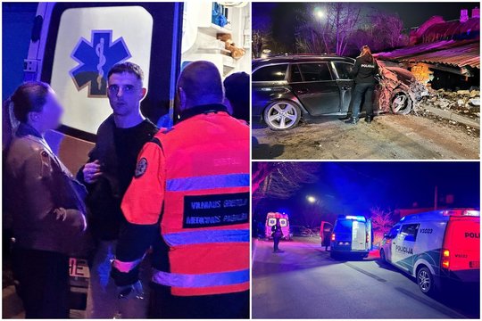 Įpykę vilniečiai jų sandėliukus sugriovusiam girtam BMW vairuotojui gerokai aplamdė šonus