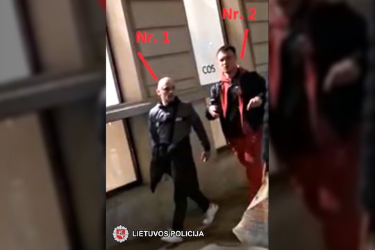 Sostinės policija ieško viešoje vietoje žmogui į veidą dujų papurškusio chuligano