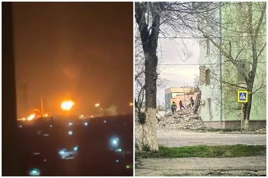 Karas Ukrainoje. Perspėja dėl branduolinio pavojaus: Rusija sąmoningai smūgiuoja virš atominių elektrinių