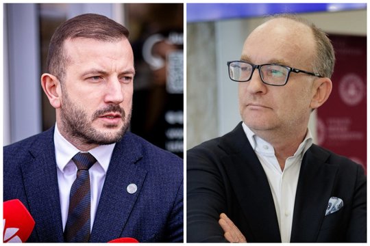 Vilniaus centre – neformalus V. Sinkevičiaus ir F. Jansono susitikimas: apie ką kalbėjosi?