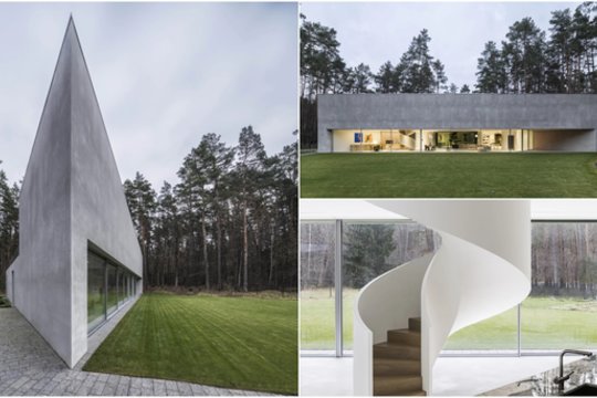 Lenkai iš Katovicų Vilniaus priemiestyje sukūrė prabangų namą: jokie apribojimai jų nesustabdė