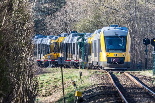 Danijoje susidūrė du traukiniai