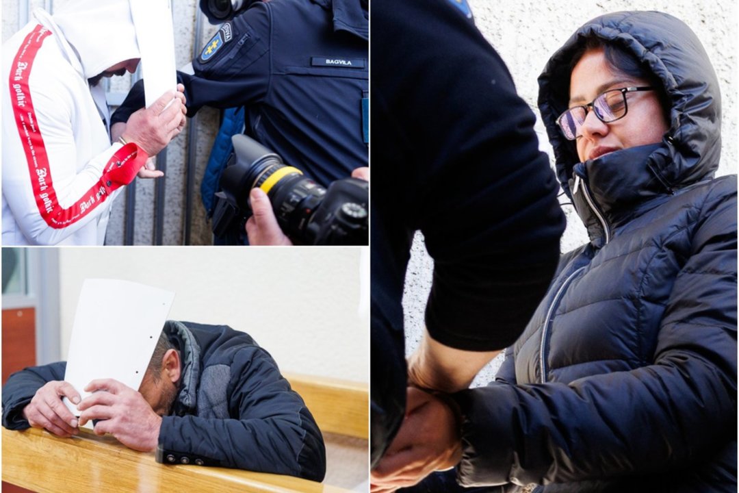 Panevėžio teisme – visi trys sulaikytieji: užfiksuoti visų žiauriu paramediko nužudymu įtariamų žmonių veidai