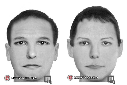 Vilniaus policija sudarė du fotorobotus ir tikisi, kad kas nors atpažins įtariamuosius