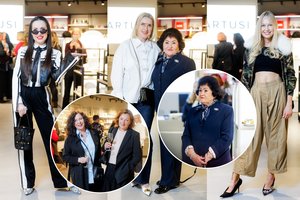 Salono atidaryme – būrys žinomų veidų: pasirodė ir retai matoma V. Statkevičienė