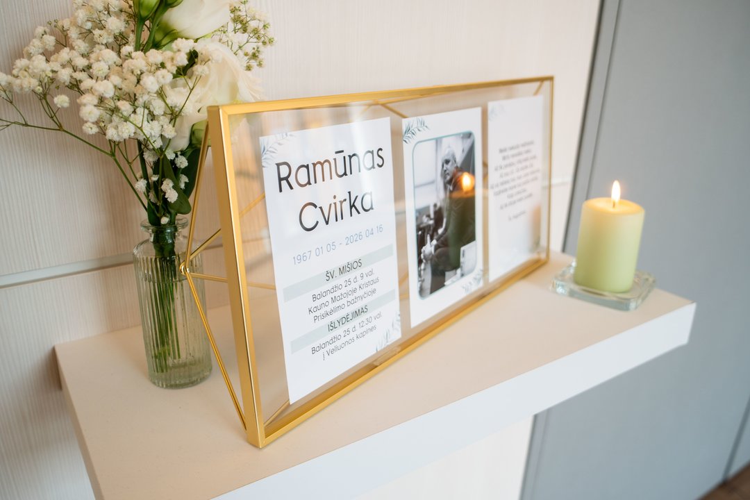 Kaune atsisveikinama su krepšinio treneriu Ramūnu Cvirka