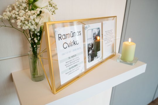 Kaune atsisveikinama su krepšinio treneriu Ramūnu Cvirka