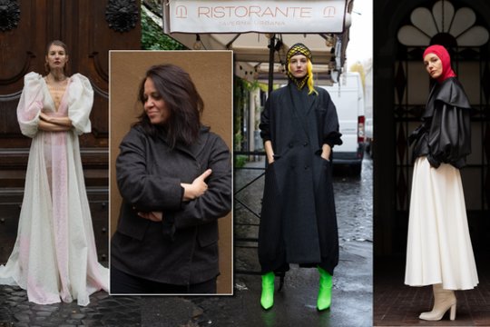 Išskirtinę kolekciją L. Klim-Larionova įamžino Romos gatvėse: „Siekėme kažko gilesnio“