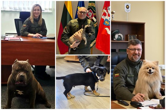 Lietuvos pasieniečių darbo vietose – netikėti svečiai: kadrai sužavėjo internautus