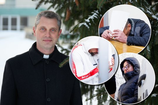Į nužudyto paramediko tragediją sureagavo kunigas Ričardas Doveika