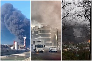 „Tai katastrofa“: vaizdai Rusijos mieste primena apokalipsę, valdžią keiksnoja net Kremliaus pakalikai