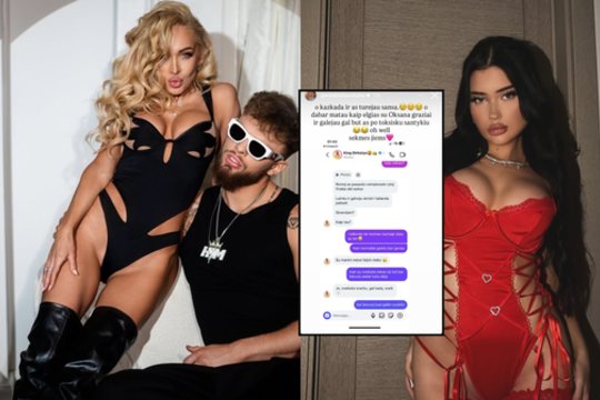 „OnlyFans“ žvaigždė G. Bieliauskaitė paviešino privatų susirašinėjimą su D. Dirksčiu: žinutėse – flirtas