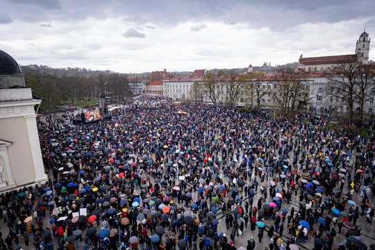 B. Davidonytė apie protesto pergalę: „Kai nepavyko LRT paimti per 3 dienas, visi jie prabilo apie taiką“