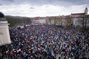 B. Davidonytė apie protesto pergalę: „Kai nepavyko LRT paimti per 3 dienas, visi jie prabilo apie taiką“