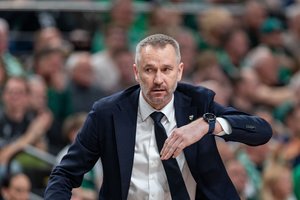 Prieš atkrintamąsias – vieno iš žalgiriečių susižeidimas: T. Masiulis pakomentavo situaciją