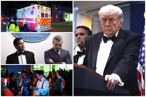 D. Trumpas kreipėsi į tautą po šūvių Baltuosiuose rūmuose ir pateikė daugiau detalių