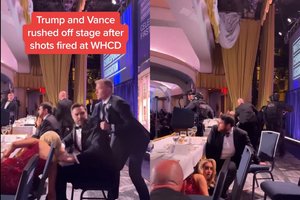 Užfiksavo, kaip po šūvių evakuojamas D. Trumpas: vaizdo įraše – chaosas ir baimė