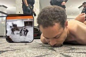 D. Trumpas paskelbė vaizdo įrašą: užpuolikas bandė prabėgti pro apsaugą