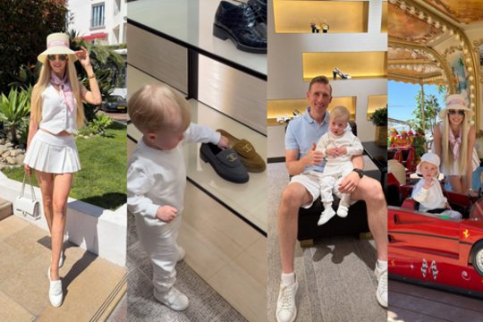 Netikėtas vaizdas „Chanel“ parduotuvėje: Inga Stumbrienė 2-metį sūnų jau pratina prie prabangos gyvenimo