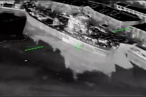 Kryme – galinga Ukrainos dronų ataka: pataikė į 3 karo laivus ir naikintuvą