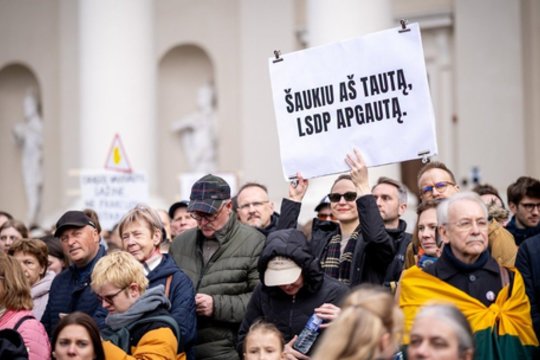 Neabejoja, kad didėjantys protestų dalyvių skaičiai daro įtaką LSDP: tai – prarastos galimybės