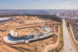 Nacionaliniame stadione sumontuota 45 proc. surenkamų gelžbetonio konstrukcijų