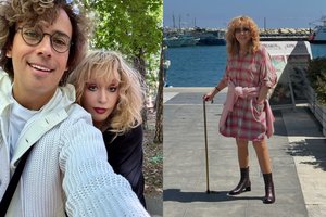 Kilus gerbėjų nerimui dėl A. Pugačiovos sveikatos – iškalbingas M. Galkino kadras