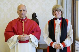 Popiežius Leonas XIV susitiko su Kenterberio arkivyskupe