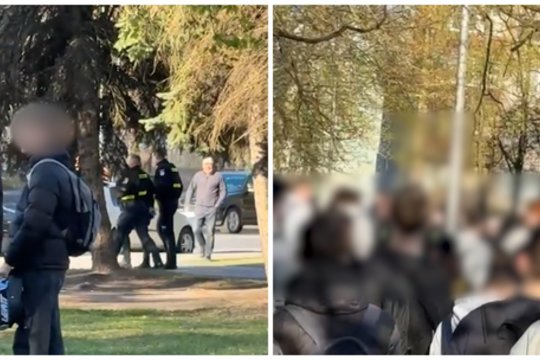 Marijampolės gimnazijoje – nepilnamečio dūriai peiliu: užfiksavo vaizdus iš įvykio vietos