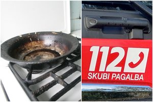 Per incidentą Klaipėdoje ugniagesiai išgelbėjo senyvą moterį