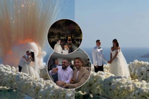 Įspūdingiausiose ukrainietės vestuvėse – garsenybių antplūdis: ypatingas vaidmuo atiteko žinomam lietuviui