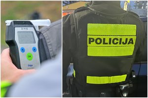 Dvi trečiadienio ryto Vilniaus avarijos – vairuotojai pripūtė promilių