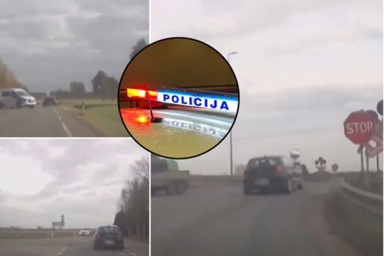 Klaipėdoje užfiksavo pavojingas gaudynes: girtą vairuotoją persekiojo apie 60 km