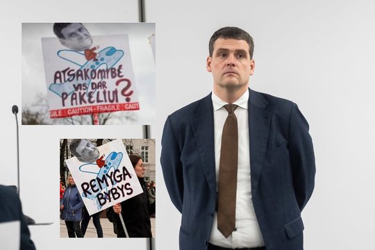R. Žemaitaičio įrašas sukėlė audrą: dėl perdirbto plakato „Remyga b***s“ apkaltino kultūrininkus
