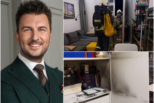 Po atostogų grįžęs TV vedėjas A. Mazėtis namuose išvydo sprogimą – suvažiavo ugniagesiai ir pareigūnai