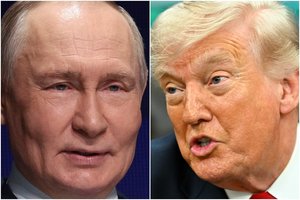 Mįslingas D. Trumpo pareiškimas apie V. Putiną: „Kai kurie žmonės jam sutrukdė“