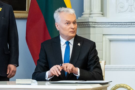 G. Nausėda: Lietuva gavo JAV pasiūlymą prisijungti prie laivybos atnaujinimo Hormūzo sąsiauryje