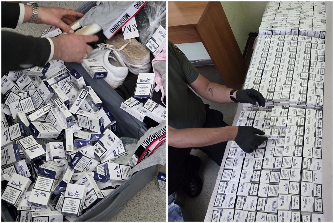 Iš Palangos į Londoną – su pilnais lagaminais kontrabandinių cigarečių