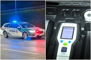 Kupiškio r. girtas vairuotojas į alkotesterį pripūtė itin retai matomus skaičius