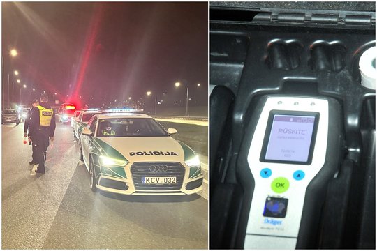 Kas dieną po vieną: girta prie vairo įkliuvo dar viena Lietuvos kalėjimų tarnybos pareigūnė