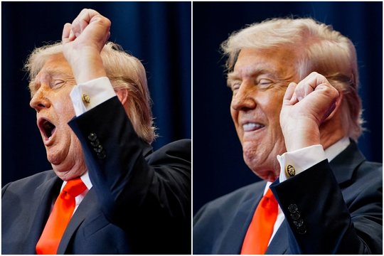 „Išprotėjęs kvailys“: internete – kaip virusas išplitęs D. Trumpo vaizdo įrašas