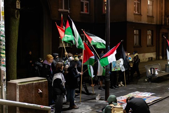 JK gali uždrausti kai kurias propalestinietiškas eitynes