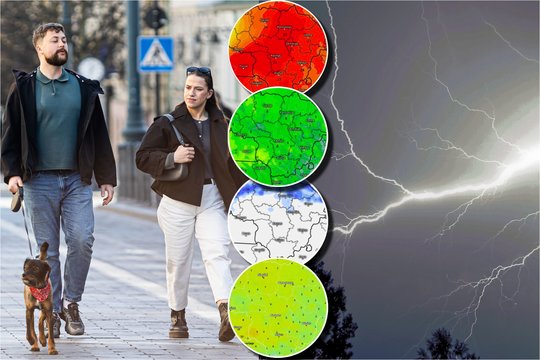 Po šilumos pliūpsnio – vėl pokyčiai: šiltų drabužių dar neslėpkite